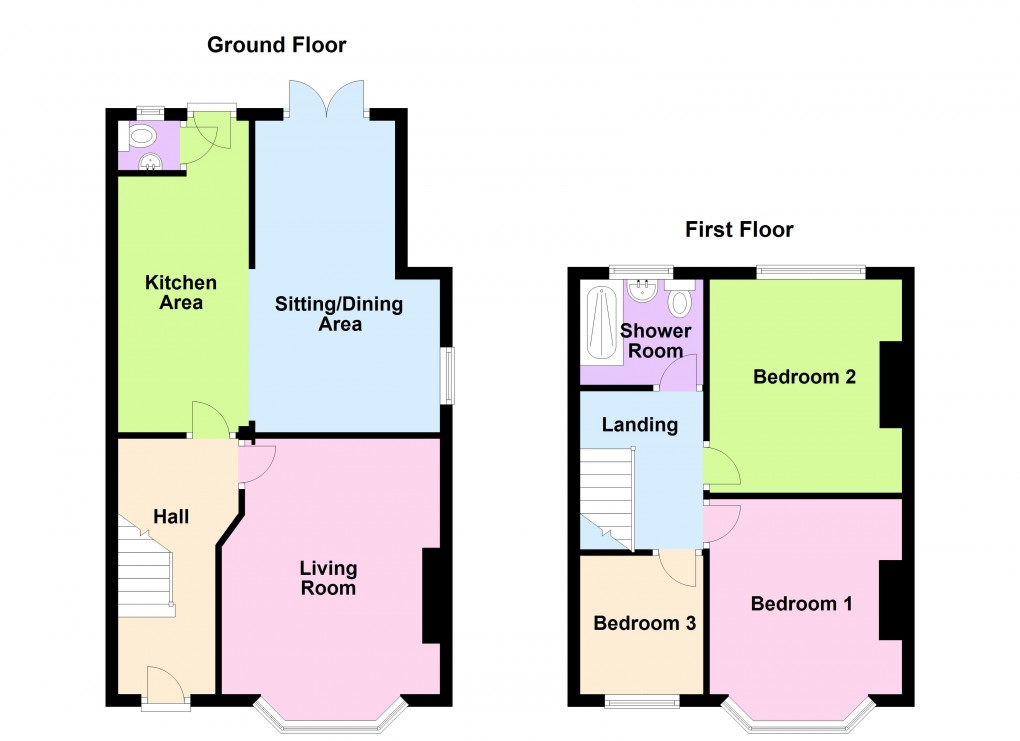 Floorplan for Coundon, Coventry, West Midlands