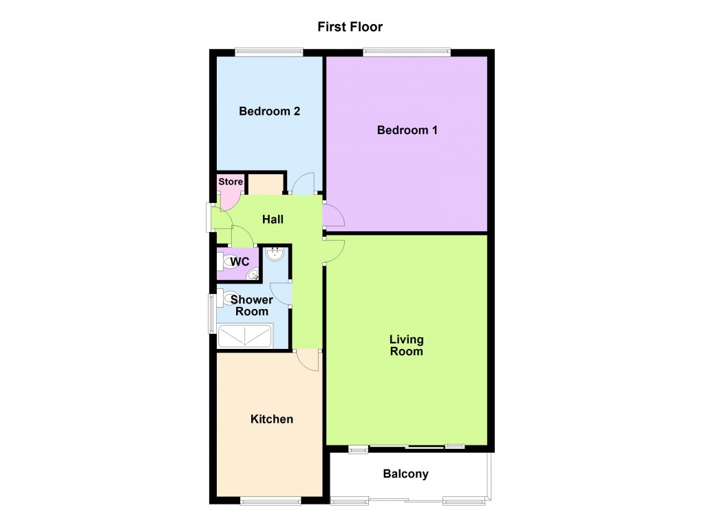 Floorplan for Davenport Road, Coventry, West Midlands