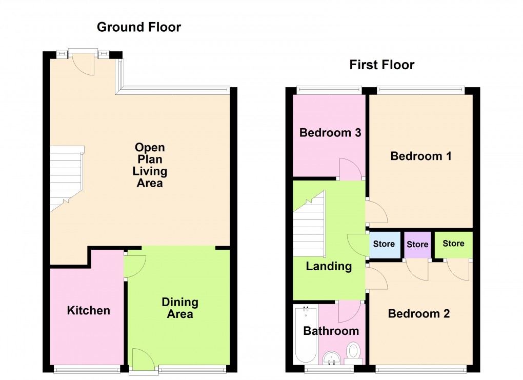Floorplan for Walsgrave, Coventry, West Midlands