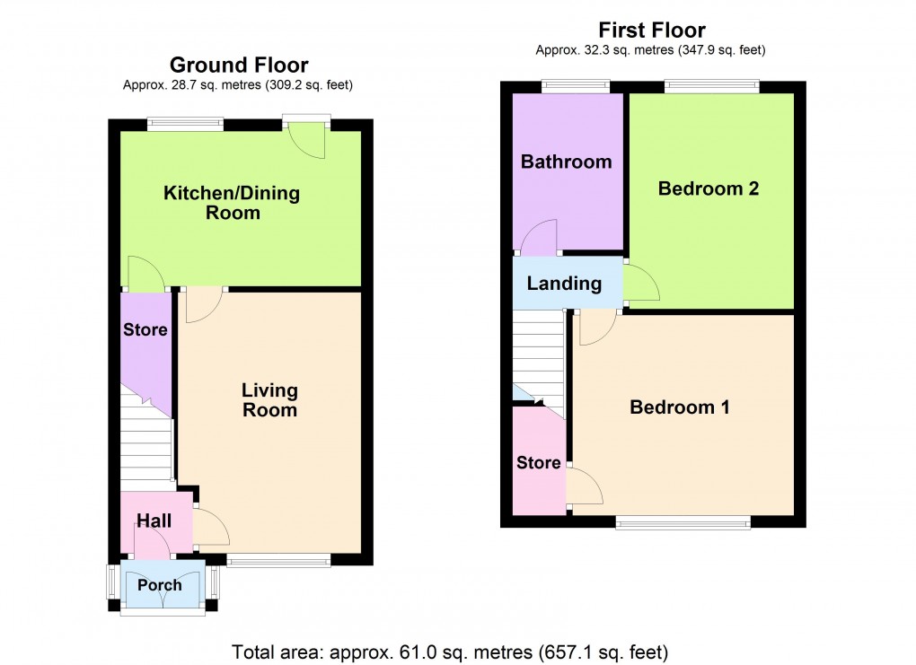 Floorplan for Allesley Park, Coventry, West Midlands