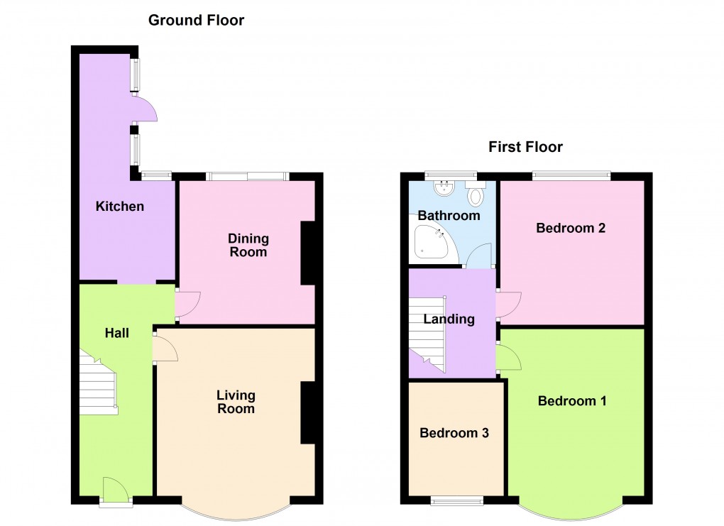 Floorplan for Mellowdew Road, Coventry, West Midlands