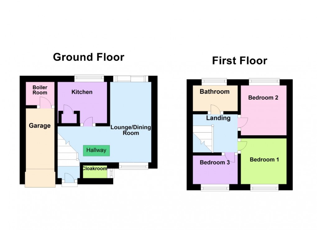 Floorplan for Binley, Coventry, West Midlands