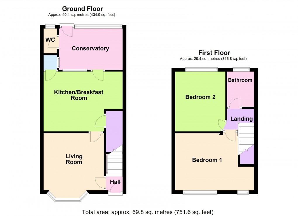 Floorplan for Wyken, Coventry, West Midlands