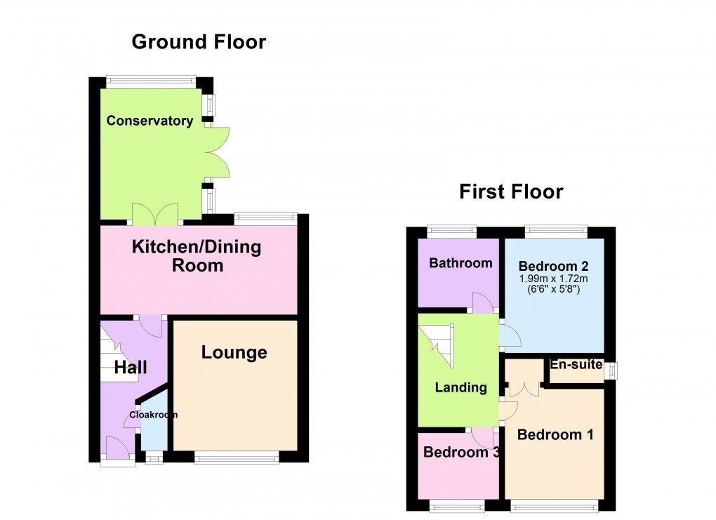 Floorplan for Keresley, Coventry, West Midlands