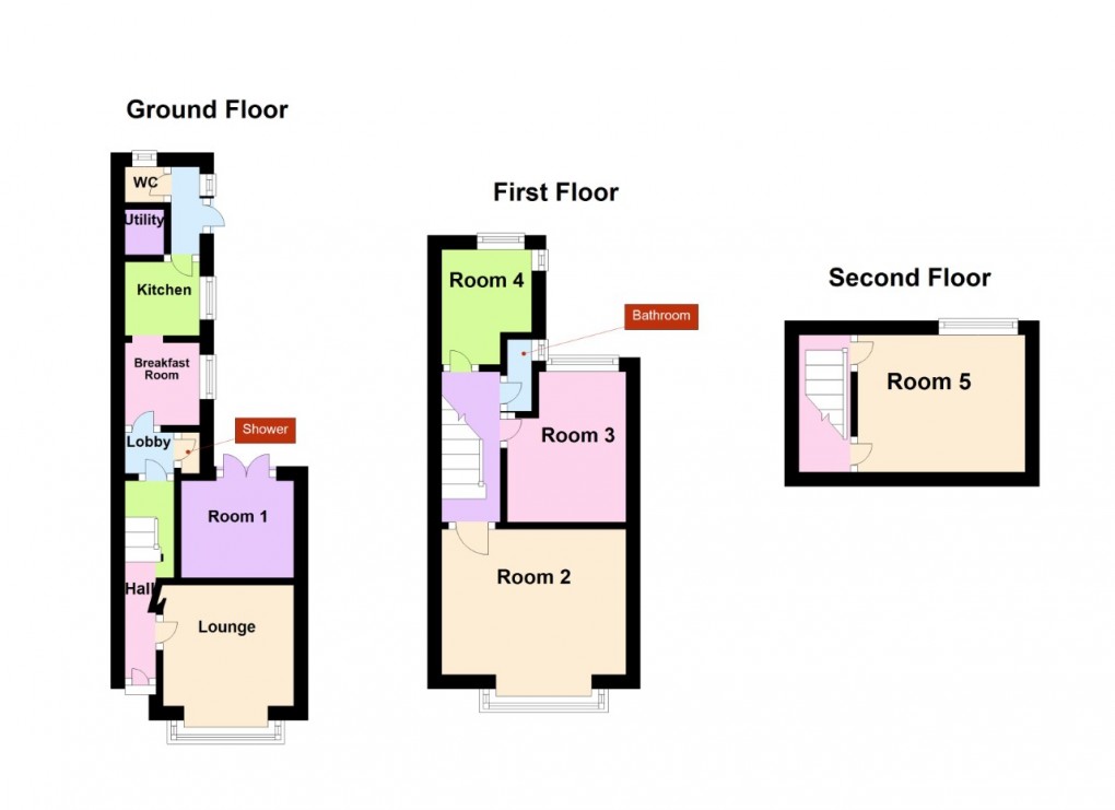 Floorplan for Coundon, Coventry, West Midlands