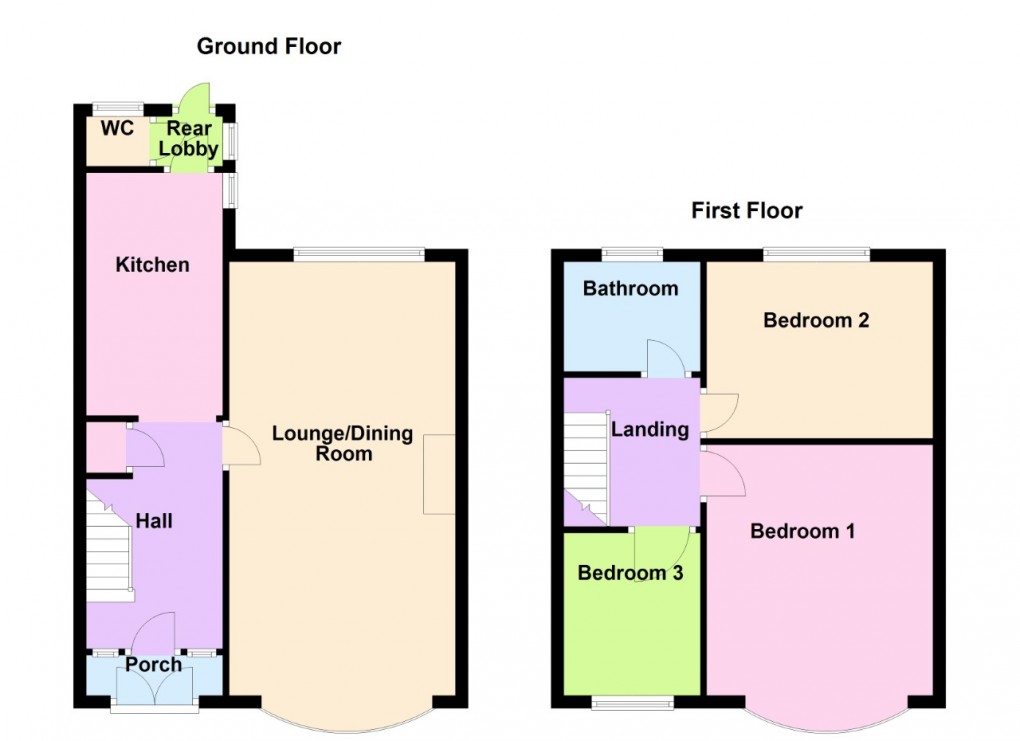 Floorplan for Poets Corner, Coventry, West Midlands