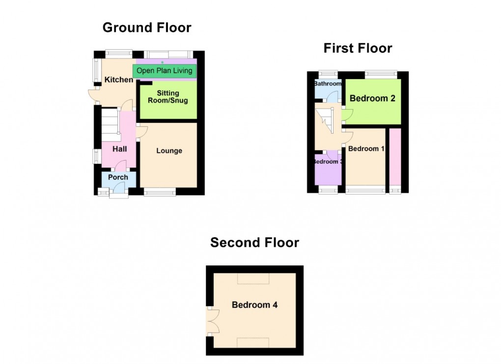 Floorplan for Norton Hill Estate, Coventry