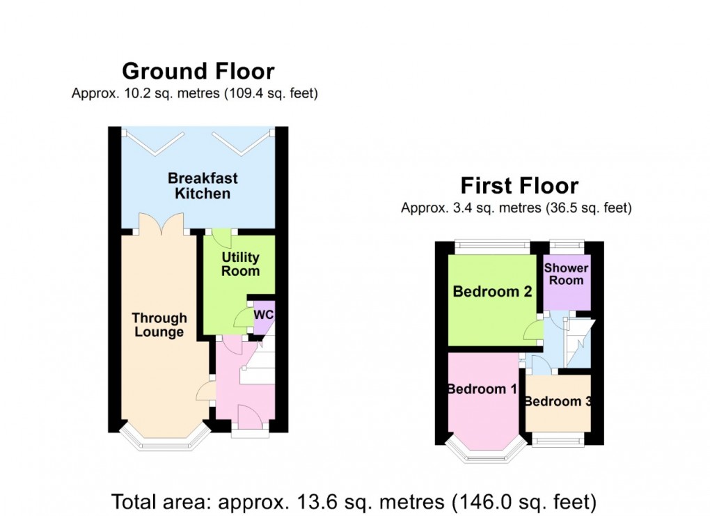 Floorplan for Poets Corner, Coventry, West Midlands