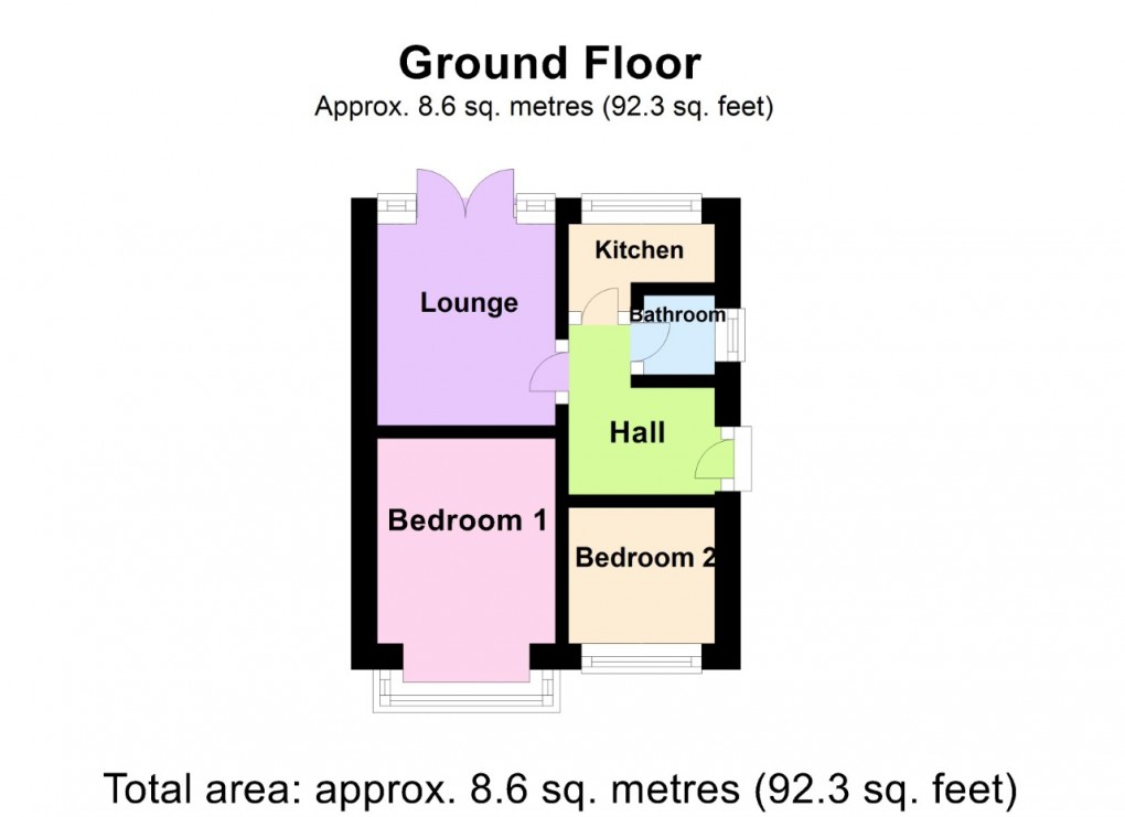 Floorplan for Walsgrave, Coventry, West Midlands