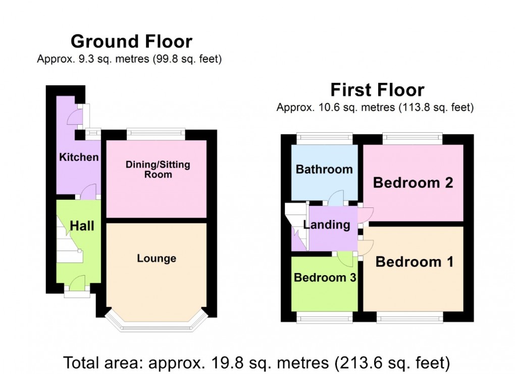 Floorplan for Stoke Green, Coventry, West Midlands