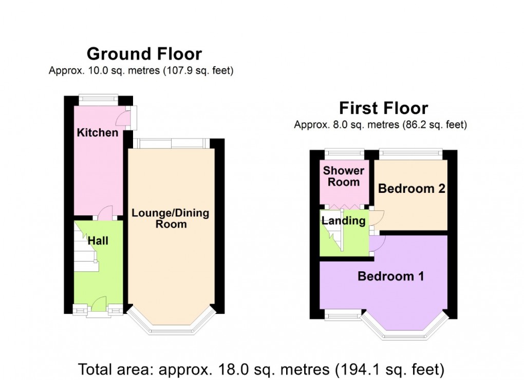 Floorplan for Stoke, Coventry, West Midlands