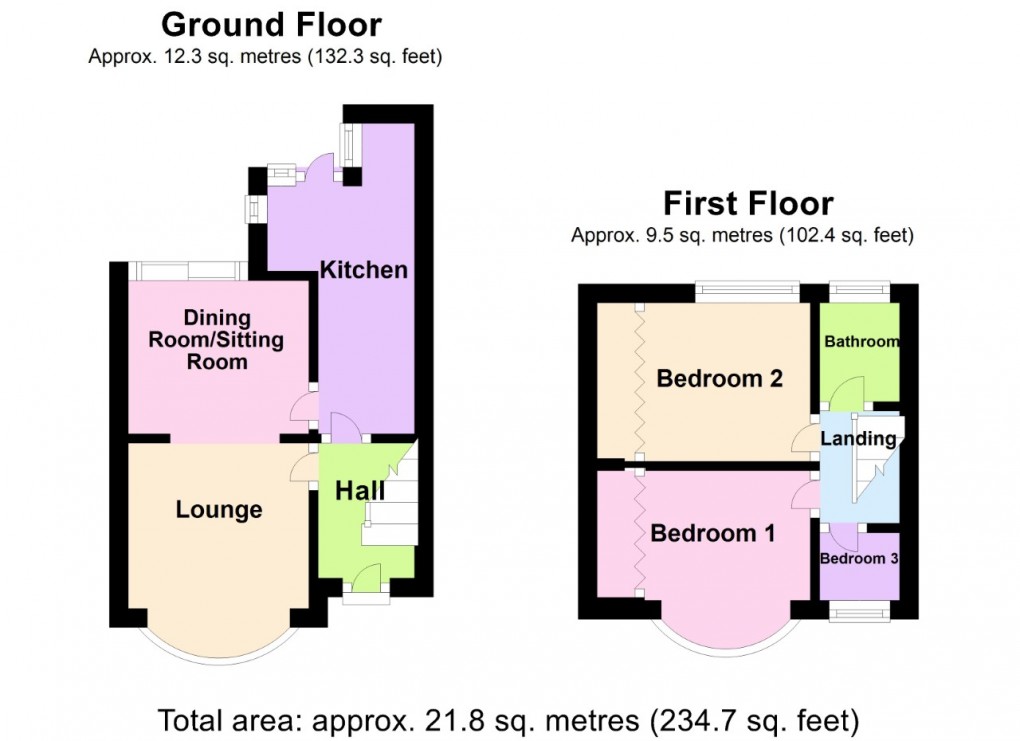 Floorplan for Aldermans Green, Coventry, West Midlands